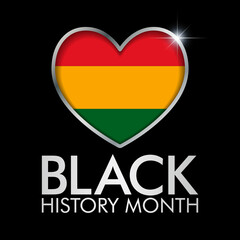 Black history month is observed every year in October, it is a way of remembering important people and events in the history of the African diaspora. Vector illustration
