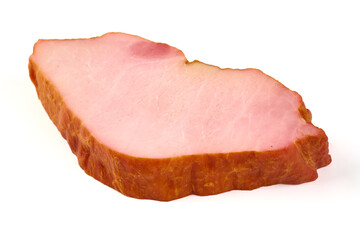 Pork loin, isolated on white background.