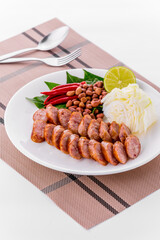 Thai sausage favorite street food