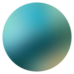 Aqua lo-fi grainy gradient texture. Turquoise gradient circle background. Textured noise. Spray Paint Brush. Blue blurred backdrop for banner, creative minimal poster, template social media design.