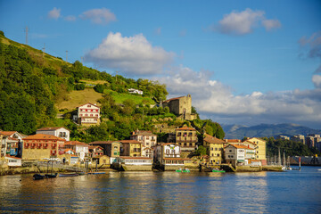 Fototapeta na wymiar Coastal village of Pasaia Donibane, Gipuzkoa, Basque Country, Spain.