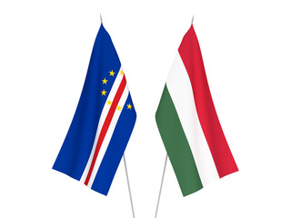 Republic of Cabo Verde and Hungary flags