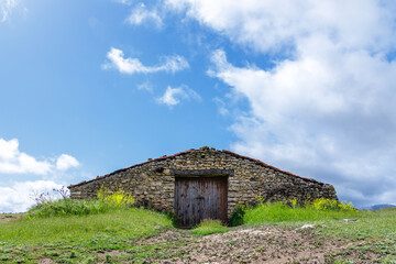 Obraz premium popular architecture of Castilian villages, spain