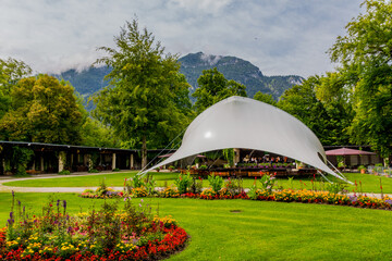 Obraz premium Urlaubsfeeling rund um das schöne Zugspitztal in der Nähe von Garmisch-Partenkirchen 