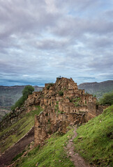 Journey tAbandoned aul ghost in Dagestan Gamsutl