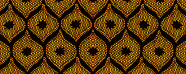 Colored African fabric – Seamless pattern, cotton, very high definition photo