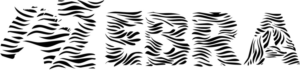 Obraz premium zebra background for logo and banners in vector