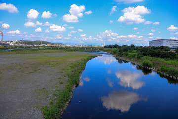 river and sky