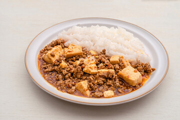 麻婆ライス　麻婆豆腐