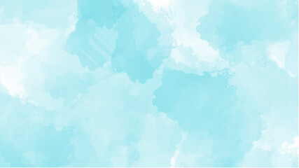 Blue watercolor background for your design, watercolor background concept, vector.