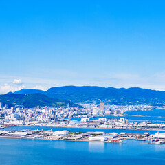 Takamatsu city in Kagawa prefecture Japan