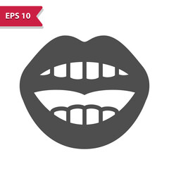Mouth, Smile, Lips Icon