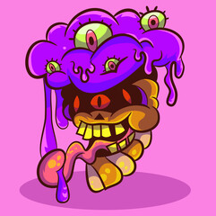 Delicious scary ice cream..eps
Scary ice cream with wide eyes filling you with fear.