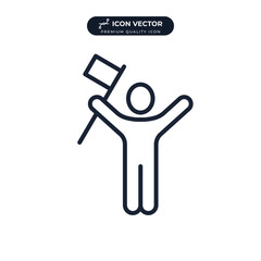 winner icon symbol template for graphic and web design collection logo vector illustration