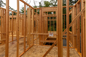 Wood Framing of Family Home