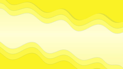 Yellow papercut abstract background with gradient paper cut backgrounds can use for poster, banner, flyer, pamphlet, leaflet, brochure, catalog, web, site, website, presentation, book cover background