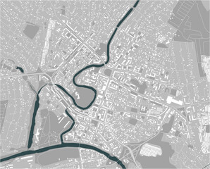 map of the city of Kryvyi Rih, Ukraine