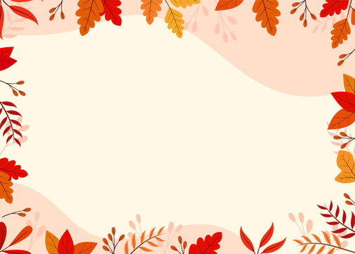 background design with autumn theme