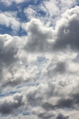 a fragment of a cloudy dramatic sky