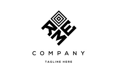 REM creative square three latter logo