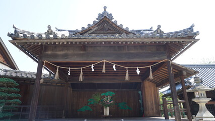 岡山県倉敷市美観地区　阿智神社