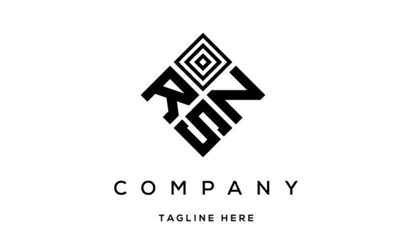 RNS square three latter logo