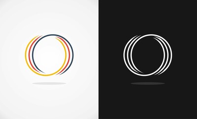 template vector pattern background circle business logo