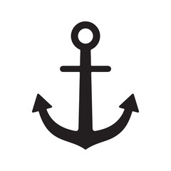 Anchor icon. Vector and glyph