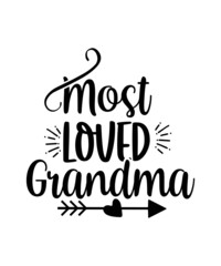  Grandma SVG Bundle, Nana Svg, Granny Svg, Retired Svg, Blessed Grandma Svg, Family Svg, Grandkids Svg, Svg Files for Cricut, Silhouette