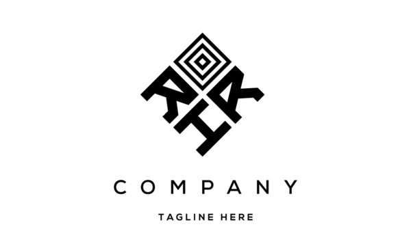 RRH three latter logo design