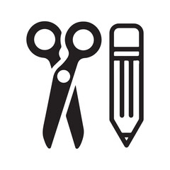 Edit icon. Vector and glyph