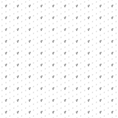 Square seamless background pattern from geometric shapes are different sizes and opacity. The pattern is evenly filled with small black bigender symbols. Vector illustration on white background