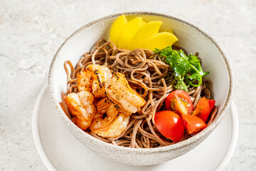 Chinese Noodle on the white