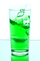 colourful cocktail drink, retro pop art style  