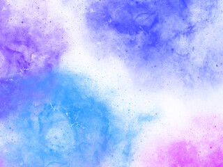Nebula Abstract Background. Abstract scribble texture. Abstract watercolor on white background.