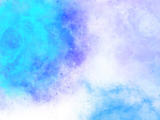 Nebula Abstract Background. Abstract scribble texture. Abstract watercolor on white background.