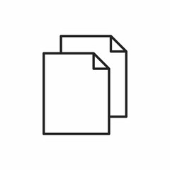 File Icon. Document icon. Paper icon. Vector illustration for graphic design, Web, UI, app.