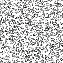 Fototapeta premium Birds abstract background. Vector illustration. 