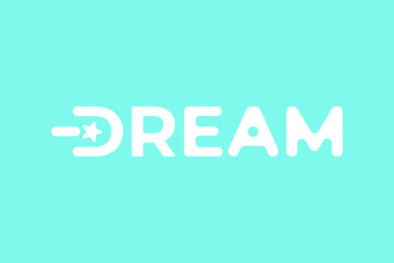 Dream Logo Design Vector Graphic