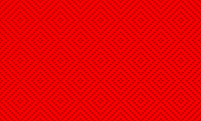 Red luxury background with beads. Vector illustration. 