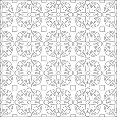 Design monochrome grating pattern,black and white patterns.black ornament.