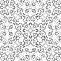 Design monochrome grating pattern,black and white patterns.black ornament.