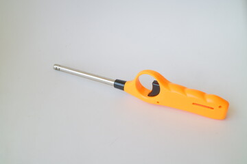 orange color of long neck gas lighter