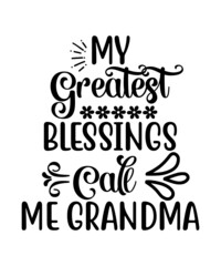  Grandma SVG Bundle, Nana Svg, Granny Svg, Retired Svg, Blessed Grandma Svg, Family Svg, Grandkids Svg, Svg Files for Cricut, Silhouette