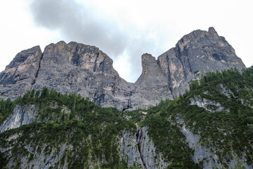 View of Sellaronda near Colfosco - cascate Piscandu'