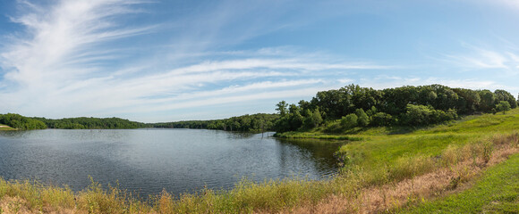 Panorama view of Indian Head lake