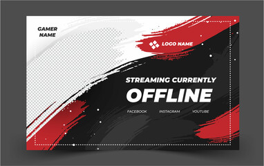Offline Live Streaming gaming Background