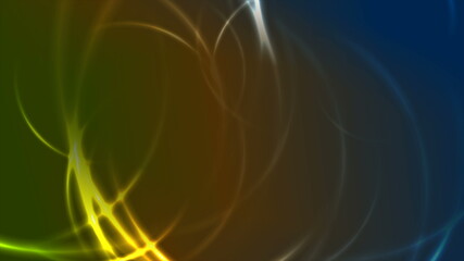 Abstract glowing neon colorful circles geometric background