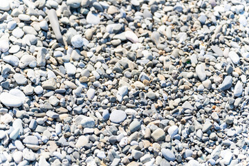  Background of wet pebbles on the beach