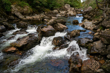 Fototapeta premium waterfall in the mountains